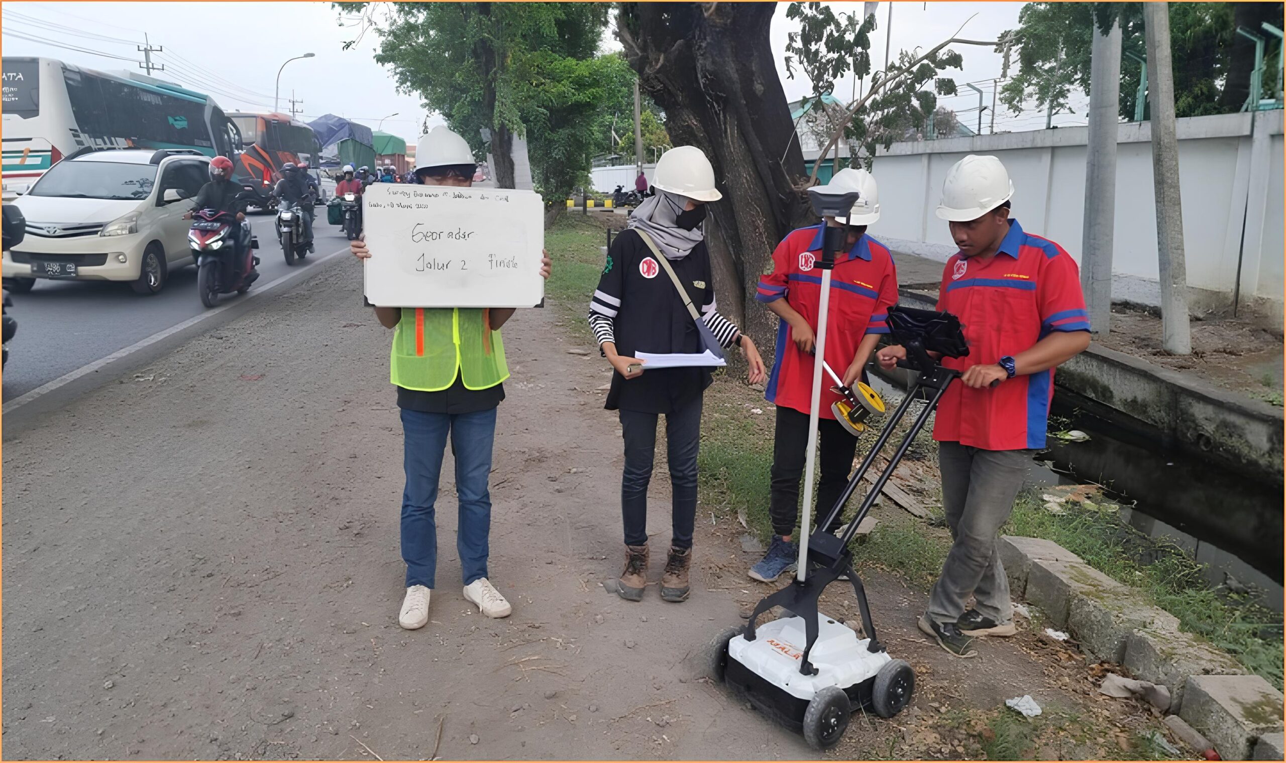 proses georadar survey